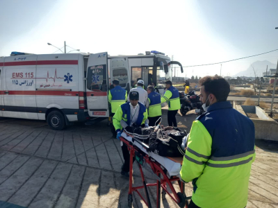 اورژانس در مانور حماسه و ایثار