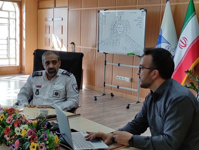 جلسه اورژانس با دانشگاه نجف آباد