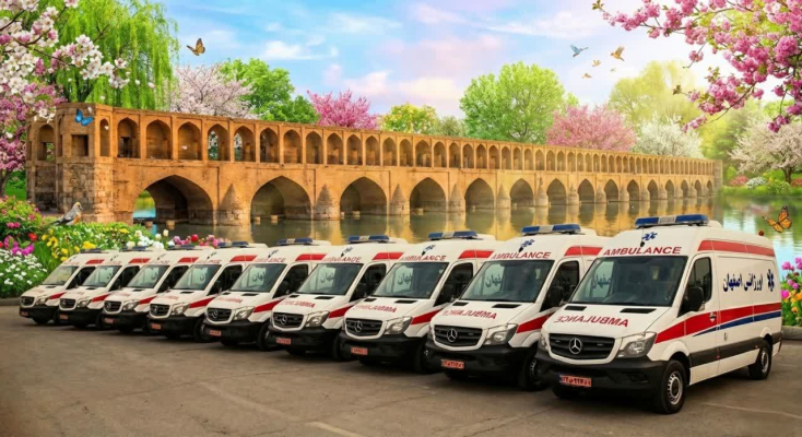 اهدای آمبولانس توسط خیرین