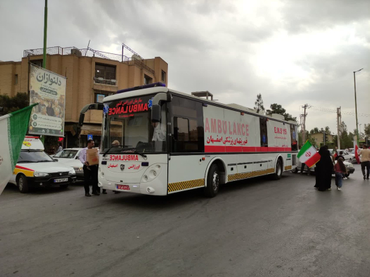 پوشش امدادی رزمایش جان فدا توسط اورژانس