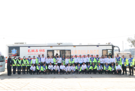 اورژانس در مانور حماسه و ایثار