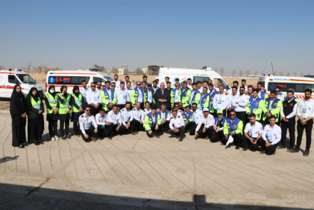 اورژانس در مانور حماسه و ایثار