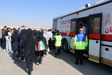 پوشش امدادی راهپیمایی