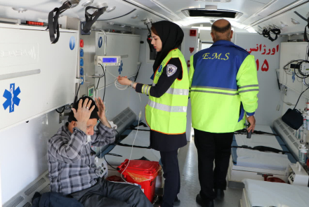 پوشش امدادی راهپیمایی