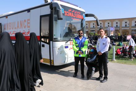 پوشش امدادی راهپیمایی