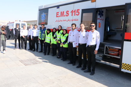 پوشش امدادی راهپیمایی