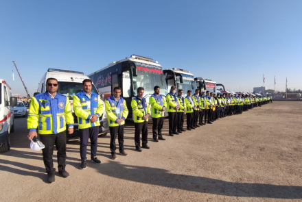 اورژانس در مانور حماسه و ایثار