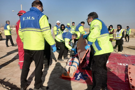 اورژانس در مانور حماسه و ایثار