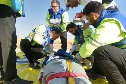 اورژانس در مانور حماسه و ایثار