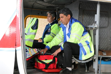 افتتاح پایگاه اورژانس هوایی خور