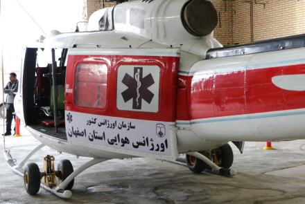 افتتاح پایگاه اورژانس هوایی خور