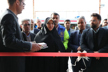 افتتاح پایگاه اورژانس هوایی خور