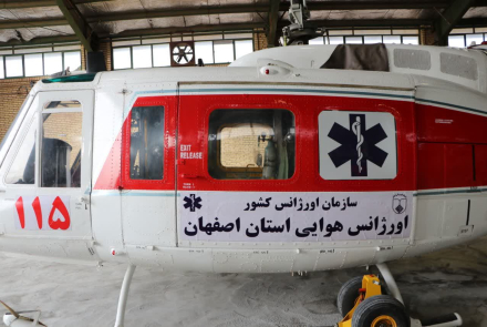 افتتاح پایگاه اورژانس هوایی خور