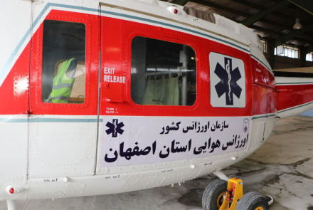 افتتاح پایگاه اورژانس هوایی خور