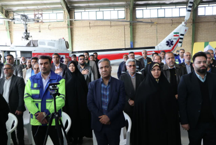 افتتاح پایگاه اورژانس هوایی خور