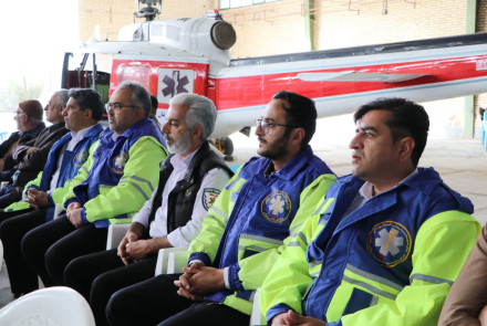 افتتاح پایگاه اورژانس هوایی خور